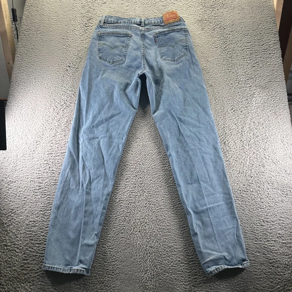 Levi's 550 Jeans Mens 34x36 Blue Cotton‎ Denim Straight Workwear Faded Stretch
